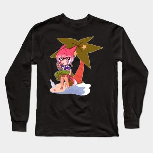 Summertime Catness G'raha Long Sleeve T-Shirt